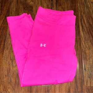 Under Armour Pink Leggings for Active Comfort YXL